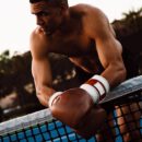 Elite Cream / Brown Leather Boxing Gloves (Strap Up)