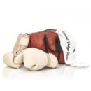Elite Leather Boxing Gloves - Cream + Light Brown