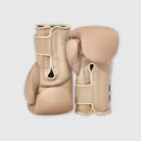 Elite Leather Boxing Gloves - Light Brown + Light Khaki