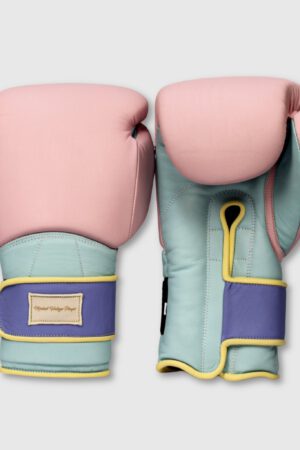 Elite Pastel Leather Boxing Gloves - Pink