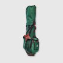 Green Canvas / Leather Golf Bag - Stand