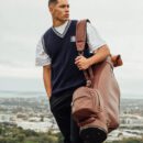 Heritage Brown Leather Golf Bag - Cart