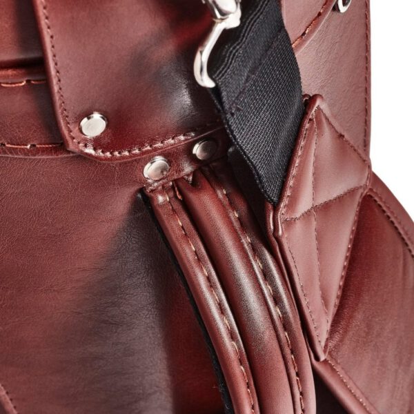 Heritage Brown Leather Golf Bag - Cart - Image 7