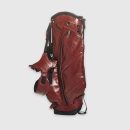 Heritage Brown Leather Golf Bag - Stand