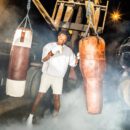 PRO Cream / Brown Leather Boxing Gloves (Strap Up)