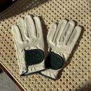 PRO Cream / Forest Green Cabretta Leather Golf Gloves (2 Pack)