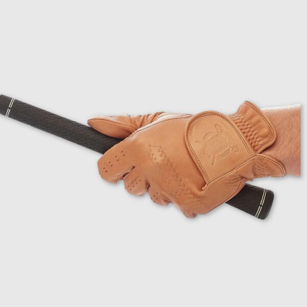 PRO Cream & Tan Cabretta Leather Golf Gloves (2 Pack) - Image 4
