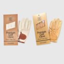 PRO Cream & Tan Cabretta Leather Golf Gloves (2 Pack)