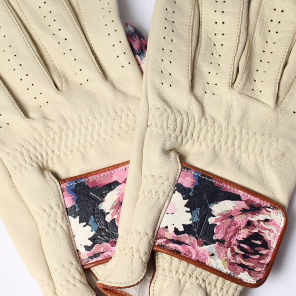 PRO Floral Cabretta Leather Golf Gloves (2 Pack) - Image 3
