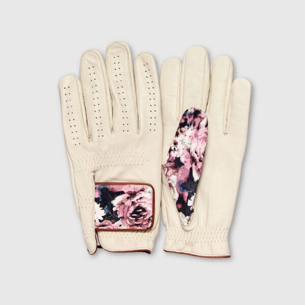 PRO Floral Cabretta Leather Golf Gloves (2 Pack) - Image 2