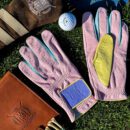 PRO Pastel Cabretta Leather Golf Gloves - Pink (2 Pack)