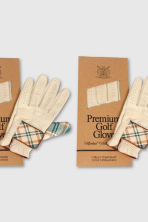 PRO Tartan Cabretta Leather Golf Gloves (2 Pack)