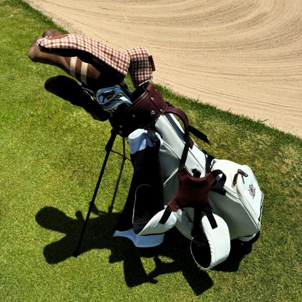 Tartan Golf Covers Set - Brown - Image 3
